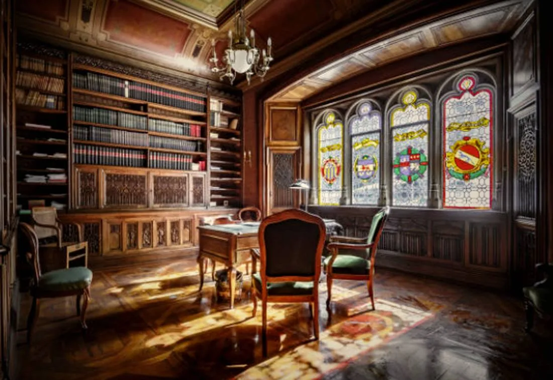Bibliothèque en boiseries sur mesure