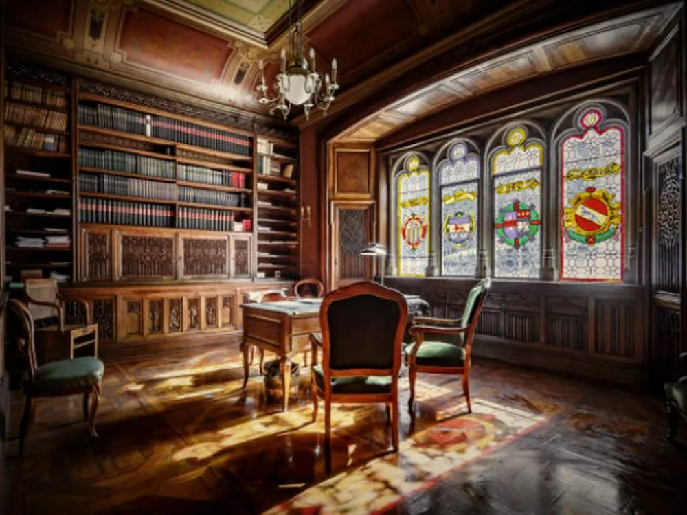 Bibliothèque en boiseries sur mesure